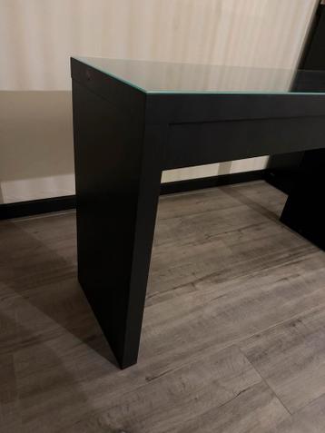 Ikea Malm Toilettafel Zwart - Kaptafel / Makeuptafel - afbeelding 4
