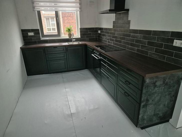 Nette ikea keuken, inclusief kookplaat, afzuigkap en oven, Huis en Inrichting, Keuken | Complete keukens, Zo goed als nieuw, Hoekkeuken
