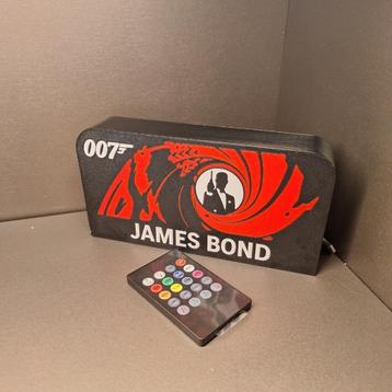 James Bond multicollor LED lamp Mancave Bar kroeg beschikbaar voor biedingen