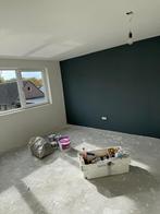 Latex spuiten wanden en plafonds. Zie omschrijving.