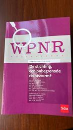 WPNR De stichting, een onbegrensde rechtsvorm? KNB, Ophalen of Verzenden, Beta, Zo goed als nieuw