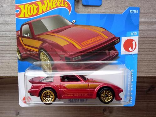 Mazda RX-7 Hotwheels, Hobby en Vrije tijd, Modelauto's | Overige schalen, Nieuw, Auto, Ophalen