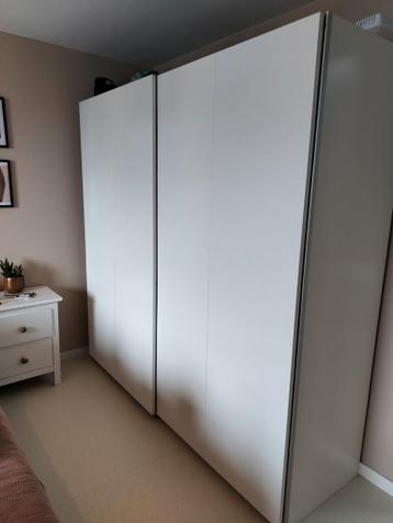 Ikea Pax kast met schuifdeuren en dubbel hanggedeelte - afbeelding 2