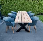 Tuintafel. Eettafel. Picknicktafel. Terras. Stamtafel., Nieuw, Rechthoekig, Hout, Ophalen