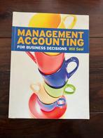 Management accounting for business decisions, Boeken, Ophalen of Verzenden, Zo goed als nieuw, Seal, WO