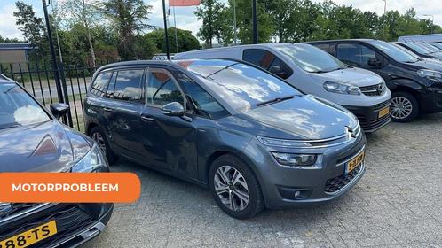 Citroen Grand C4 Picasso 1.6 THP Exclusive SCHADE AUTO!Clima, Auto diversen, Schadeauto's, Handgeschakeld, Benzine, MPV, Zilver of Grijs