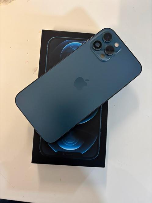Apple iPhone 12 Pro Max, Telecommunicatie, Mobiele telefoons | Apple iPhone, Zo goed als nieuw, 128 GB, iPhone 12 Pro Max, Blauw