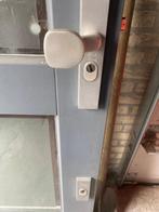 Buitendeur met glas en veiligheidsslot, Ophalen, Gebruikt, 80 tot 100 cm, 200 tot 215 cm