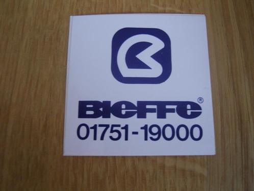 sticker BIEFFE  Helmen 01751-19000, Verzamelen, Stickers, Zo goed als nieuw, Bedrijf of Vereniging, Ophalen