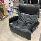 Jori loungestoel - extra breed, kantelbaar, Huis en Inrichting, Fauteuils, Gebruikt, Minder dan 75 cm, Leer, Ophalen of Verzenden