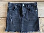 Crush Denim zwart jeans rokje mt 164, Meisje, Ophalen of Verzenden, Zo goed als nieuw, Jurk of Rok