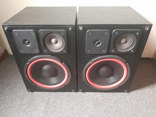 Quadral Quintas M120 luidsprekers ( lezen! ) 120 Watt, Audio, Tv en Foto, Luidsprekers, Gebruikt, Front, Rear of Stereo speakers
