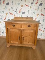 Grenen commode kast met lades, Kinderen en Baby's, Kinderkamer | Commodes en Kasten, Gebruikt, 50 tot 70 cm, 75 tot 100 cm, Opstaande rand