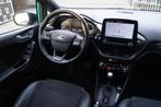 Ford Fiesta 1.0 EcoBoost Vignale 5 DRS Autom Half Leder Spor, Auto's, Ford, Gebruikt, 1178 kg, Blauw, 615 kg