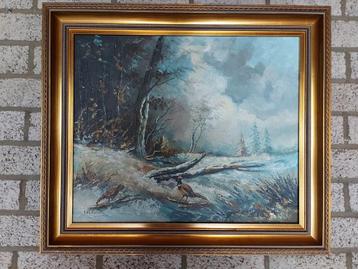 Schilderij, gesigneerd Selhorst in mooie lijst beschikbaar voor biedingen