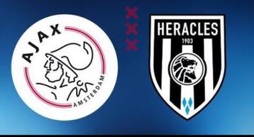 AJAX-Heracles, 2x tickets naast elkaar, vak 413(TOPPLEKKEN) beschikbaar voor biedingen