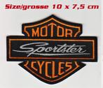 HARLEY DAVIDSON Sportster logo patch 883 1200 Iron custom 48, Motoren, Accessoires | Overige, Nieuw
