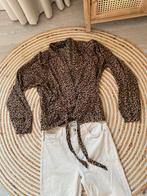 Blouse ruffles roesjes knoopdetail bloem Lofty Manner maat M, Maat 38/40 (M), Overige kleuren, Lofty Manner, Ophalen of Verzenden
