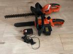 Set Black&Decker Heggenschaar en Kettingzaag, Ophalen, Zo goed als nieuw, Accu, Black & Decker