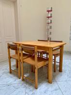Vintage Ibisco design eettafel en 4 stoelen, Huis en Inrichting, Tafels | Eettafels, Ophalen, Gebruikt, 100 tot 150 cm, Vintage
