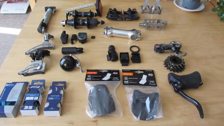 Diverse onderdelen : shimano - cannondale - simplex etc. etc, Fietsen en Brommers, Fietsonderdelen, Gebruikt, Algemeen, Overige typen
