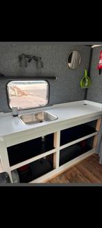 Knaus dubbel stapelbed + rondzit ombouw 2 pers bed, Caravans en Kamperen, Tenten, Ophalen of Verzenden