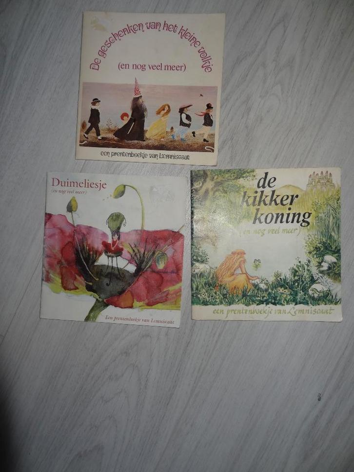 3x prentenboekje Lemniscaat - Duimeliesje, de kikkerkoning,, Boeken, Kinderboeken | Jeugd | onder 10 jaar, Gelezen, Fictie algemeen