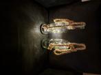 2 flesjes met verlichting, Antiek en Kunst, Antiek | Glas en Kristal, Ophalen of Verzenden