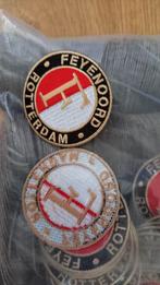 Feyenoord logo embleem 6 cm strijkbaar (per 3 stuks), Nieuw, Ophalen of Verzenden