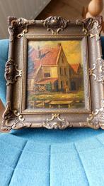 Oud schilderijtje ( moet wel schoongemaakt worden)36/43, Antiek en Kunst, Kunst | Schilderijen | Klassiek, Ophalen of Verzenden