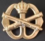GEZOCHT vroege slag baretembleem Artillerie, Verzamelen, Militaria | Algemeen, Ophalen of Verzenden, Landmacht, Nederland, Embleem of Badge