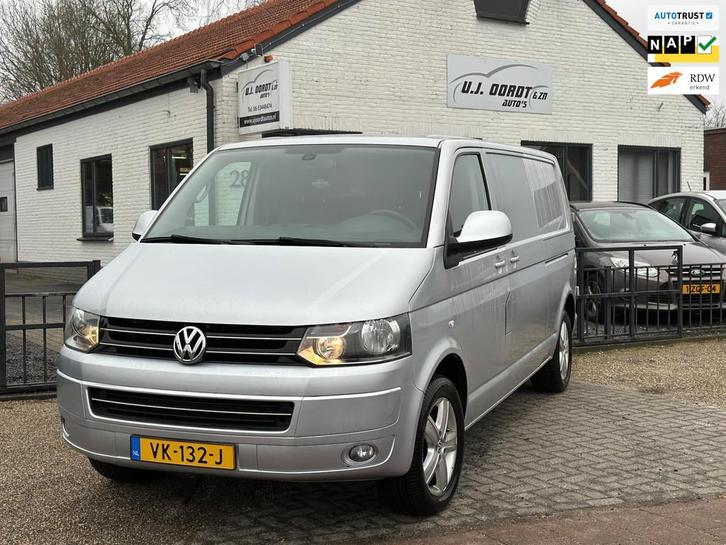 Volkswagen Transporter 2.0 TDI L2H1 DC Comfortline automaat, Auto's, Bestelauto's, Bedrijf, Te koop, ABS, Airbags, Airconditioning