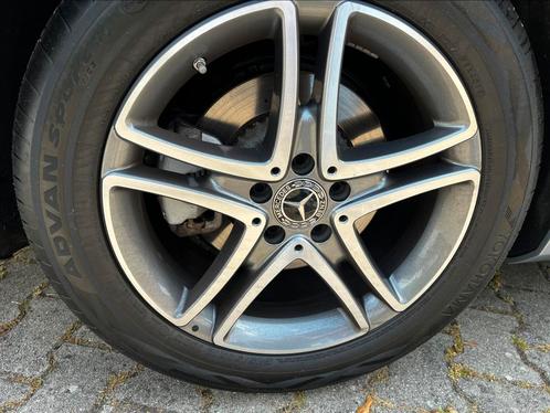 Originele Mercedes S klasse velgen met nieuwe banden, Auto-onderdelen, Banden en Velgen, Banden en Velgen, Zomerbanden, 18 inch