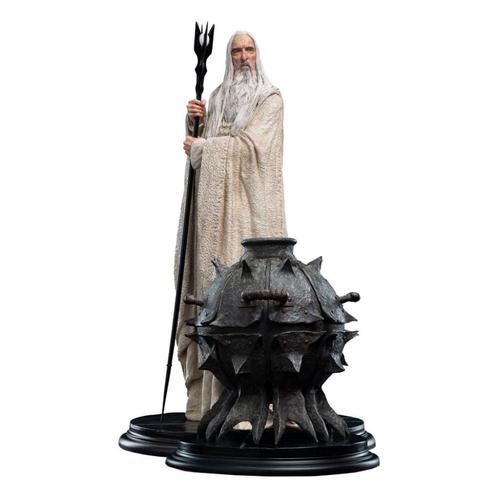 Weta LOTR Statue Saruman and the Fire of Orthanc Exclusive, Verzamelen, Lord of the Rings, Nieuw, Beeldje of Buste, Ophalen of Verzenden