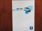 Peugeot 307 SW (april 2002) + 2 bijlagen, Ophalen of Verzenden, Nieuw, Peugeot
