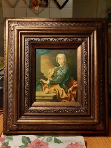 "Statige Adellijke Dame" Olieverfschilderij/Paneel/Sierlijst beschikbaar voor biedingen