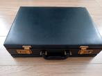 attacheekoffer- aktetas/ laptoptas, Ophalen of Verzenden, Gebruikt, Leer, Minder dan 50 cm