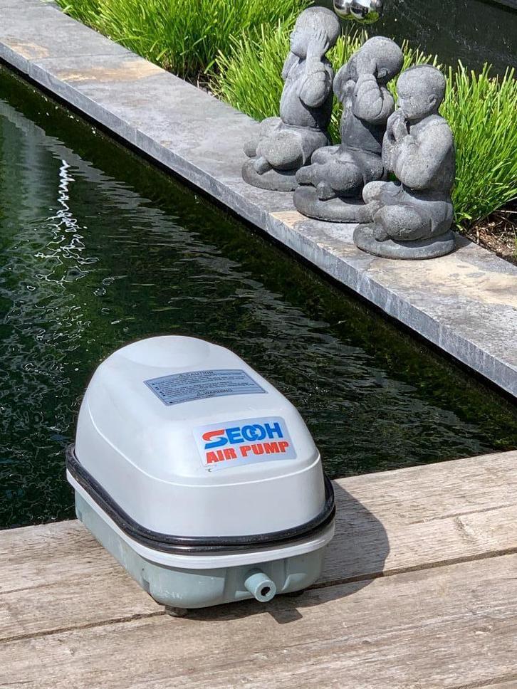 Luchtpomp Secoh SLL40, Tuin en Terras, Vijver-toebehoren, Gebruikt, Vijverpomp, Ophalen of Verzenden