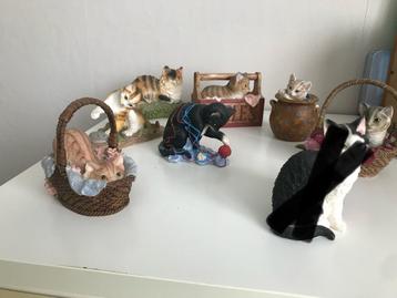 Franciens Katten Beeldjes beschikbaar voor biedingen
