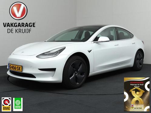 Tesla Model 3 Standard RWD Plus 60 kWh | Panoramadak | Cruis, Auto's, Tesla, Bedrijf, Te koop, Model 3, ABS, Achteruitrijcamera