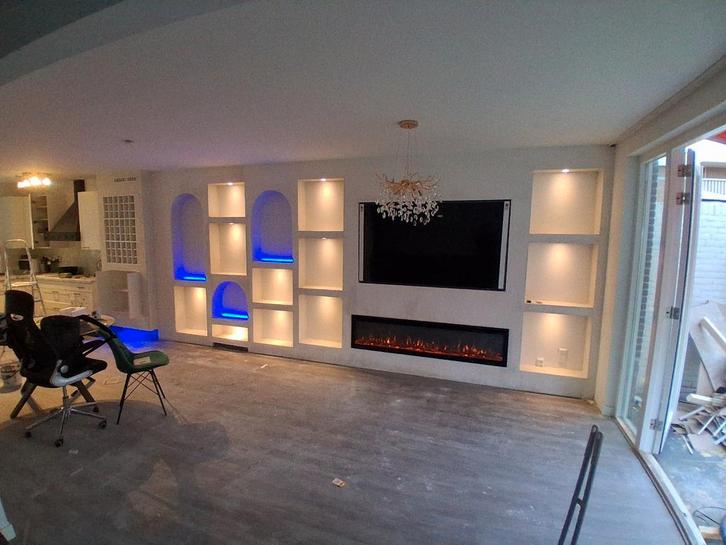 Cinewall stukadoor koof tegelzetter, Huis en Inrichting, Kasten | Televisiemeubels, Minder dan 100 cm, 25 tot 50 cm, Ophalen of Verzenden