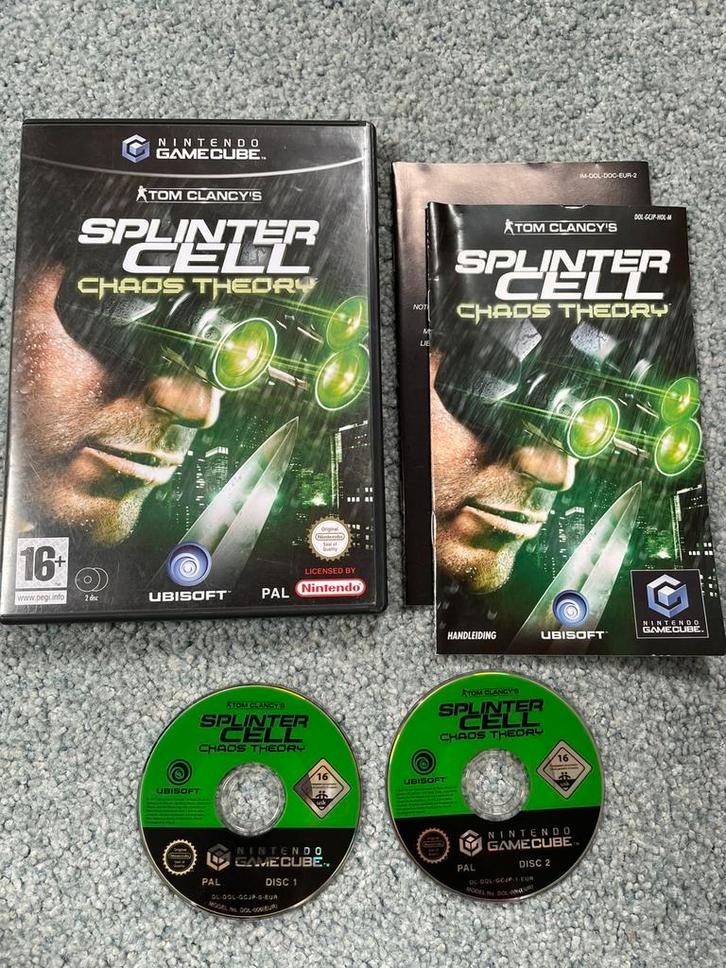Splinter Cell: Chaos Theory met garantie, Spelcomputers en Games, Games | Nintendo GameCube, Zo goed als nieuw, Avontuur en Actie
