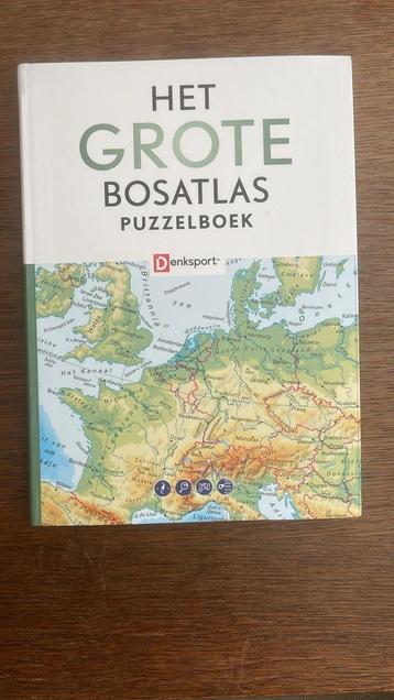 Grote bosatlas puzzelboek 1  nieuw  Denksport Peter Vroege beschikbaar voor biedingen