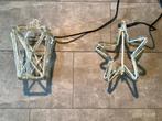 2 VINTAGE BUITENSLANGVERLICHTING, LANTAARN EN STER., Verzenden, Gebruikt