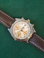 Breitling Chronomat B13050.1 zo goed als nieuw, Leer, Staal, Breitling, Polshorloge