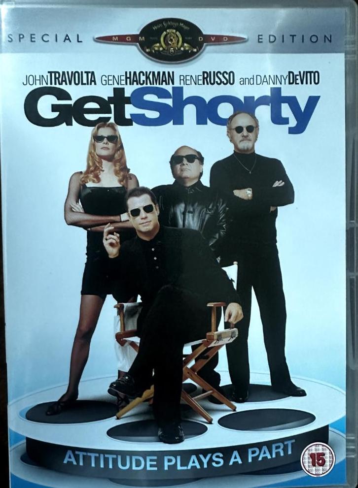 Te koop DVD Get Shorty SE 15 euro, Cd's en Dvd's, Dvd's | Komedie, Nieuw in verpakking, Actiekomedie, Alle leeftijden, Ophalen of Verzenden