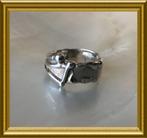Mooie zilveren design ring, Ophalen of Verzenden, Zilver, Ring