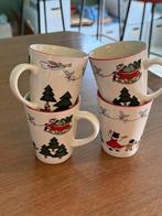 Mason's Christmas Village Mokken (4), Ophalen of Verzenden, Zo goed als nieuw, Overige stijlen, Kop(pen) en/of Schotel(s)