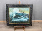 Maritiem schilderij F schuurhuis  h46 b66 d 3, Antiek en Kunst, Ophalen of Verzenden