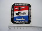 sticker oud FILMBUREAU Leger heemstede militair cinema bios, Verzamelen, Stickers, Verzenden, Zo goed als nieuw, Bedrijf of Vereniging